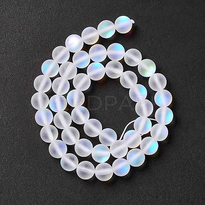 Synthetic Moonstone Beads Strands G-E573-01B-08-1
