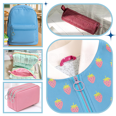 20Pcs 20 Styles Cloth Zippers FIND-PH0027-14-1