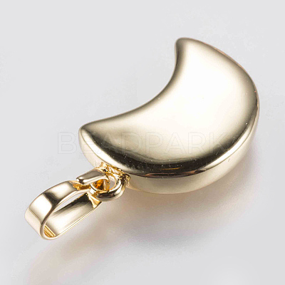 Brass Pendant Cabochon Settings KK-G338-13G-1
