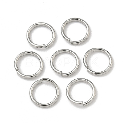 Non-Tarnish 304 Stainless Steel Open Jump Rings X-STAS-E067-08-10mm-1