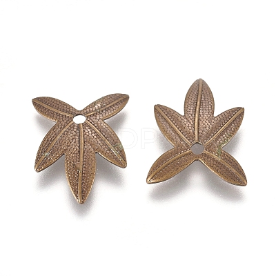 Autumn Theme Brass Filigree Pendants KK-G368-06AB-1
