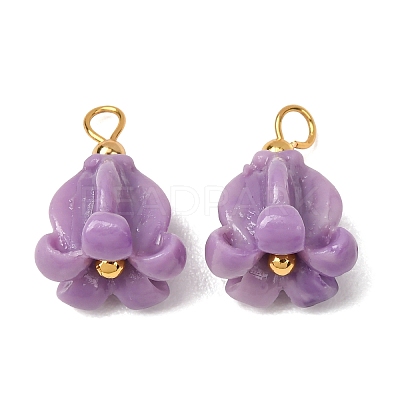 Dyed Synthetic Coral Pendants GG-CBAC295-01G-06-1