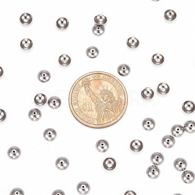 Tarnish Resistant Stainless Steel Bead Caps X-STAS-D040-1