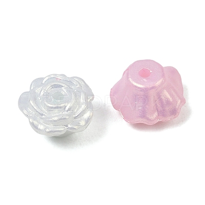 Opaque Acrylic Beads AC-CBAE09B-12-1