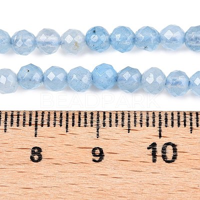 Natural White Jade Bead Strands G-R344-4mm-05-1
