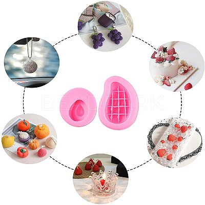 3D Fruits Food Grade Silicone Molds Kits DIY-PH0004-76-1