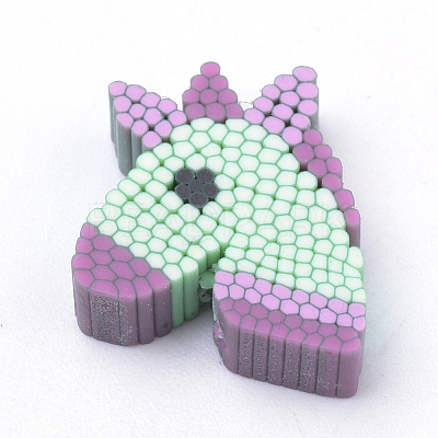 Handmade Polymer Clay Beads CLAY-Q243-10-1
