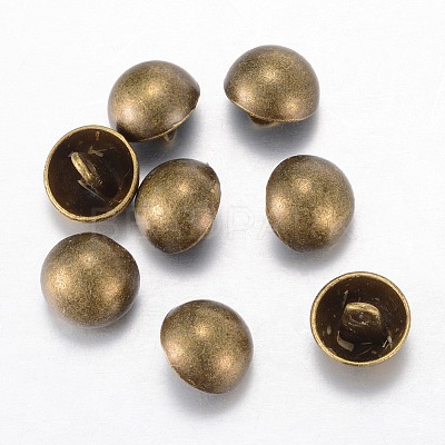 Alloy Shank Buttons BUTT-D054-11.5mm-06AB-1