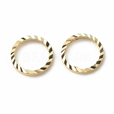 Brass Linking Rings KK-F831-018B-G-RS-1