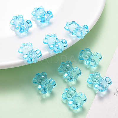 Transparent Acrylic Pendants TACR-S151-01B-755-1