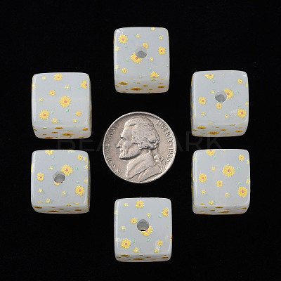 Printed Acrylic Beads MACR-S374-11C-01-1