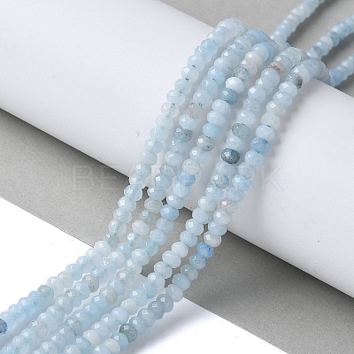 Dyed Natural Malaysia Jade Rondelle Beads Strands G-E316-2x4mm-61-1