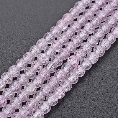 Crackle Glass Beads Strands GLAA-S192-B-006C-1