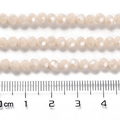 Electroplate Opaque Glass Beads Strands LS-EGLA-A035-P4mm-A05-1