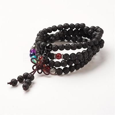 Yoga Chakra Jewelry BJEW-G554-05E-1