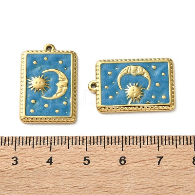 304 Stainless Steel Pendants STAS-A124-17B-G-1
