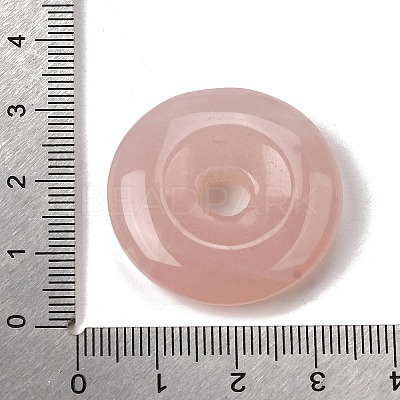 Natural Rose Quartz Pendants G-F820-13A-11-1