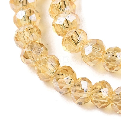 Electroplate Glass Beads Strands EGLA-A044-T1mm-A03-1