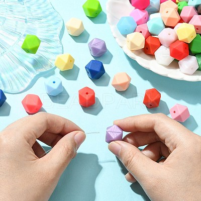 Hexagon Silicone Beads SIL-CJC0005-02-1