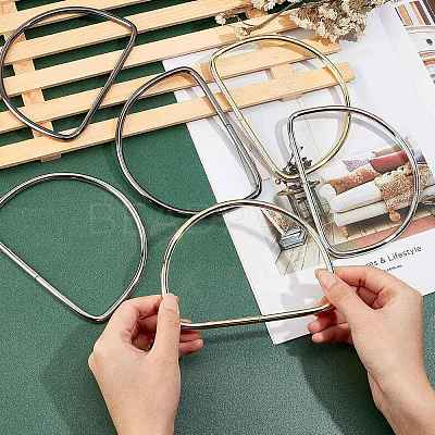 6Pcs 3 Colors Iron Bag Handles FIND-PH0001-22-1
