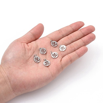 Non-Tarnish 304 Stainless Steel Charms LS-STAS-Q201-T446S-1