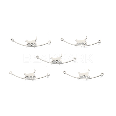 Non-Tarnish 201 Stainless Steel Connector Charms X-STAS-N098-094P-1