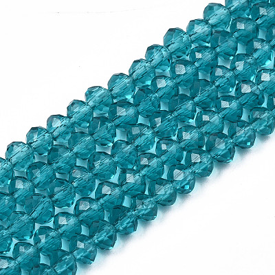 Glass Beads Strands EGLA-A034-T1mm-D27-1