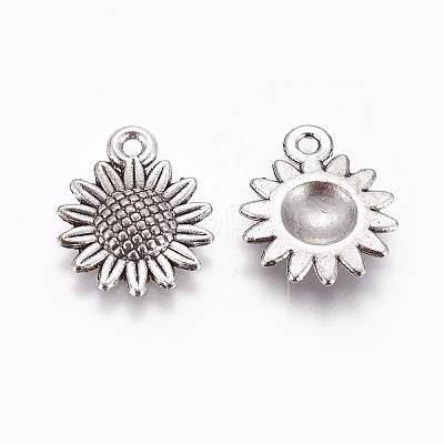Tibetan Style Alloy Pendants A-PALLOY-WH0066-12AS-1