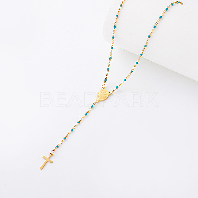 Vintage Resin Rosary Bead Necklaces TM3459-2-1