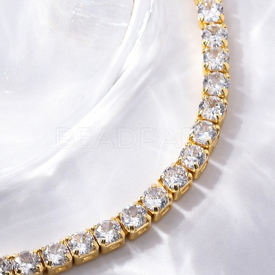 Adjustable Brass Micro Pave Cubic Zirconia Bracelets LS-BJEW-G588-01G-1