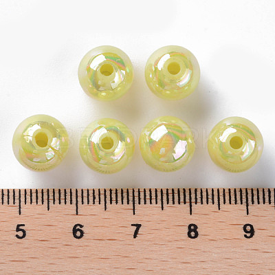 Opaque Acrylic Beads MACR-S370-D10mm-A10-1