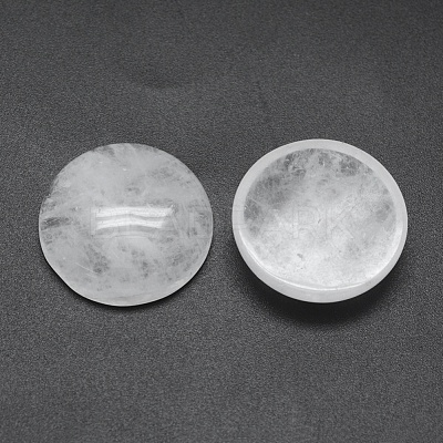 Natural Quartz Crystal Cabochons G-E492-A-01-1