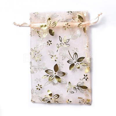 Organza Drawstring Jewelry Pouches OP-I001-A09-1