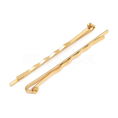 304 Stainless Steel Hair Bobby Pins Findings STAS-F329-02A-G-1
