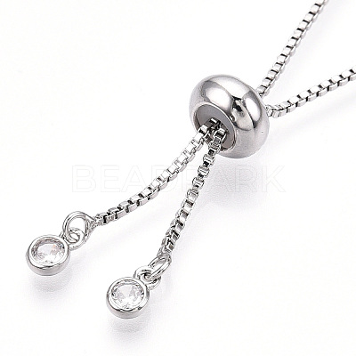 Rack Plating Adjustable Brass Slider Bracelet Making X-MAK-R025-02P-1-1