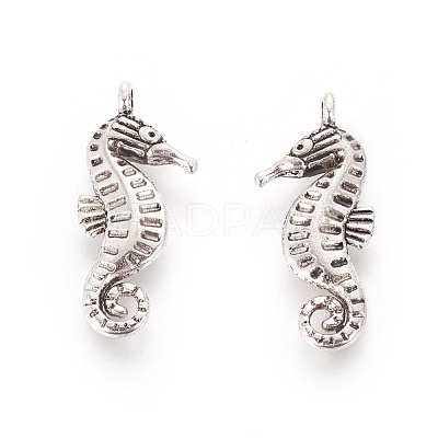 Tibetan Style Alloy Charms TIBEP-A19239-AS-RS-1