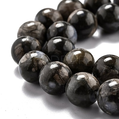 Natural Glaucophane Beads Strands G-O199-01D-1