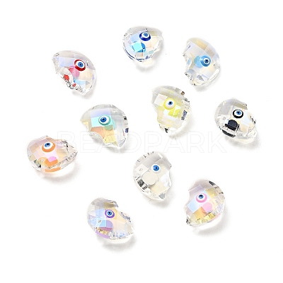 Transparent Glass Pendants GLAA-F121-06-1