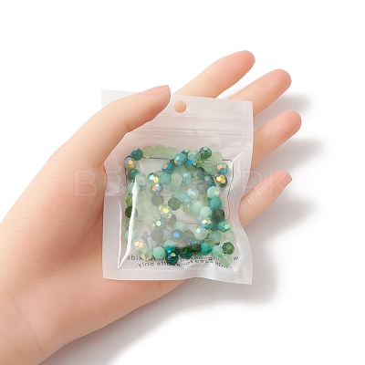 Electroplate Glass Beads Strands EGLA-YW0002-A05-1