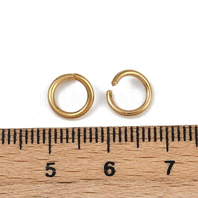 304 Stainless Steel Open Jump Rings STAS-Z137-01G-10-1