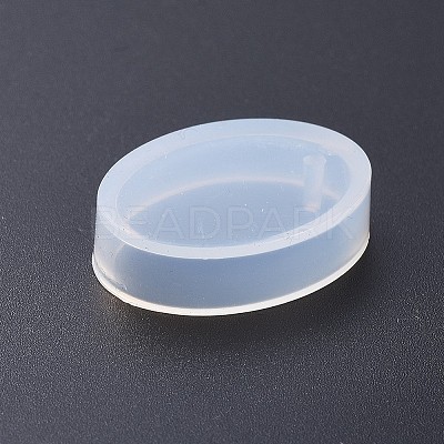 Oval Shape DIY Silicone Pendant Molds LS-AJEW-P038-01-1