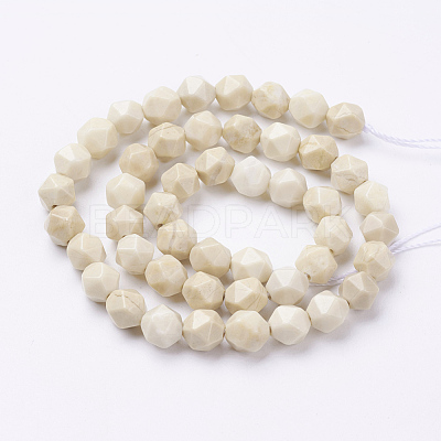 Natural Petrified Wood Beads Strands G-J376-59-8mm-1