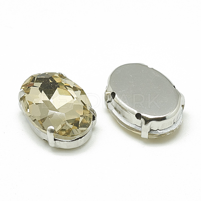 Sew on Rhinestone RGLA-T091-8x10mm-04P-1