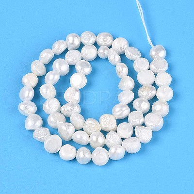 Natural Cultured Freshwater Pearl Beads Strands PEAR-T006-18C-1