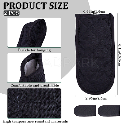 Polyester Resistant Pot Holder Sleeve Set AJEW-CP0008-62C-1