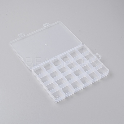 Plastic Storage Box CON-WH0080-65-1