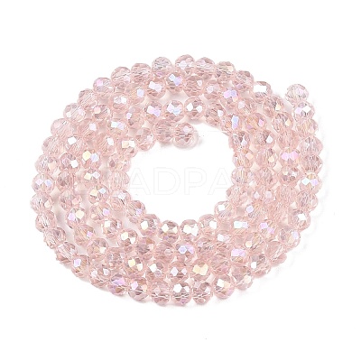 Electroplate Glass Beads Strands LS-EGLA-A034-T8mm-B12-1
