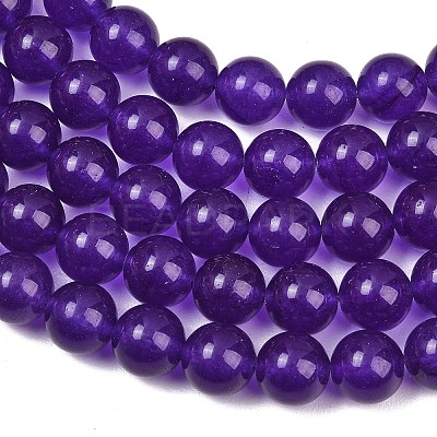 Dyed Natural White Jade Beads Strands GG-CBAD029-A02-10mm-1