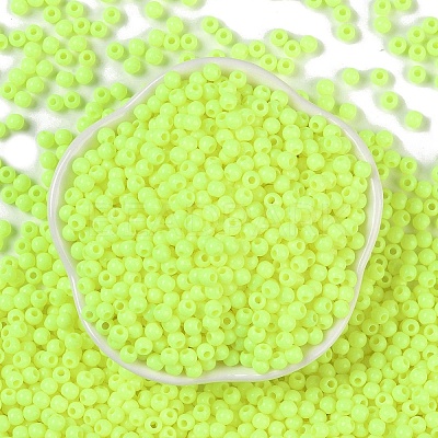 Opaque Acrylic Beads SACR-A007-01A-12-1