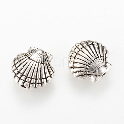 Tibetan Style Alloy Beads X-TIBEB-Q067-09AS-NR-1